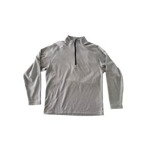 Sun Mountain Mens Thermal Wear Quarter Zip Pullover Gray Edgewood Tahoe Size M